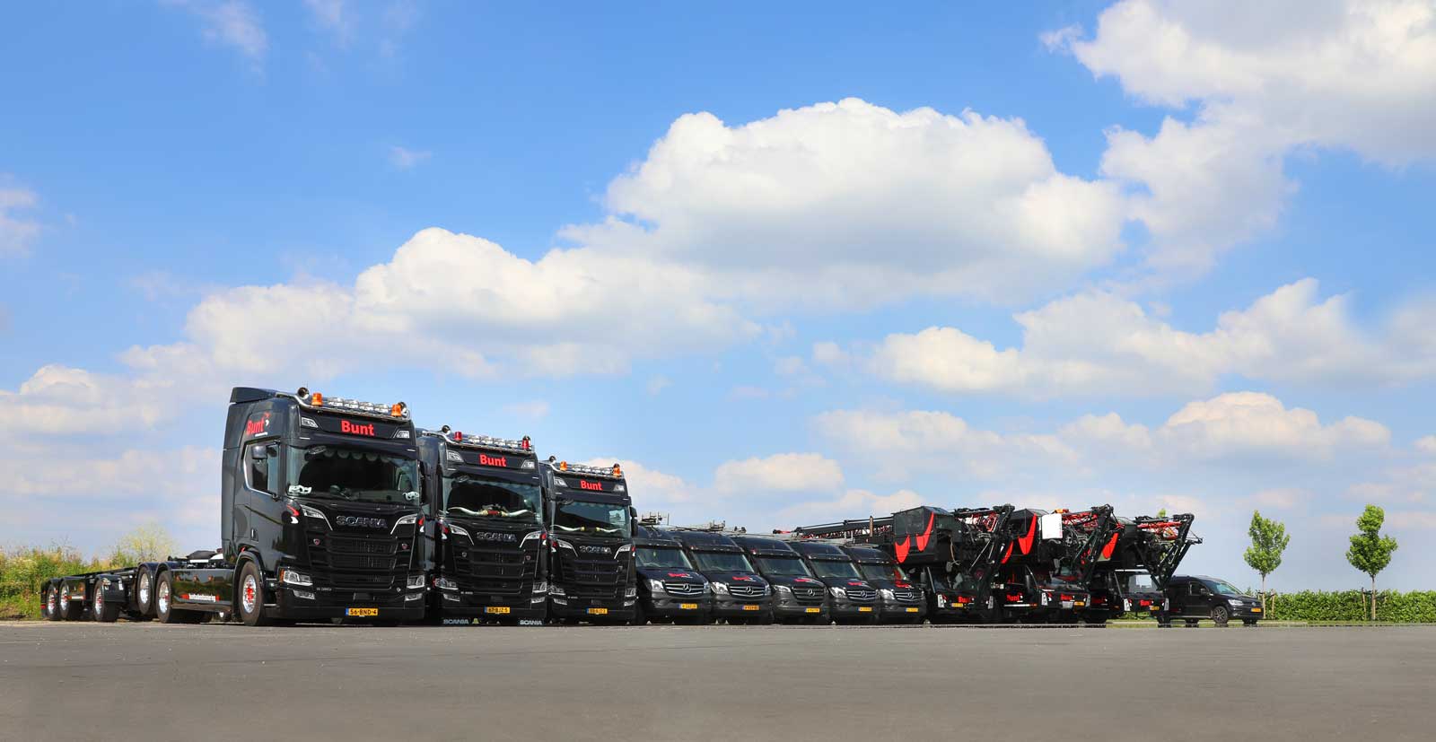 Het materieel van Bunt